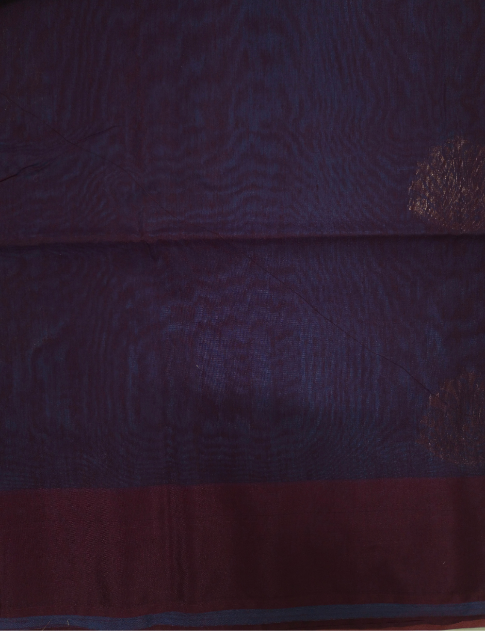 Premium Kota Silk Cotton Saree – Vivid Sky Blue | Beige Rich Gold Zari Woven Border