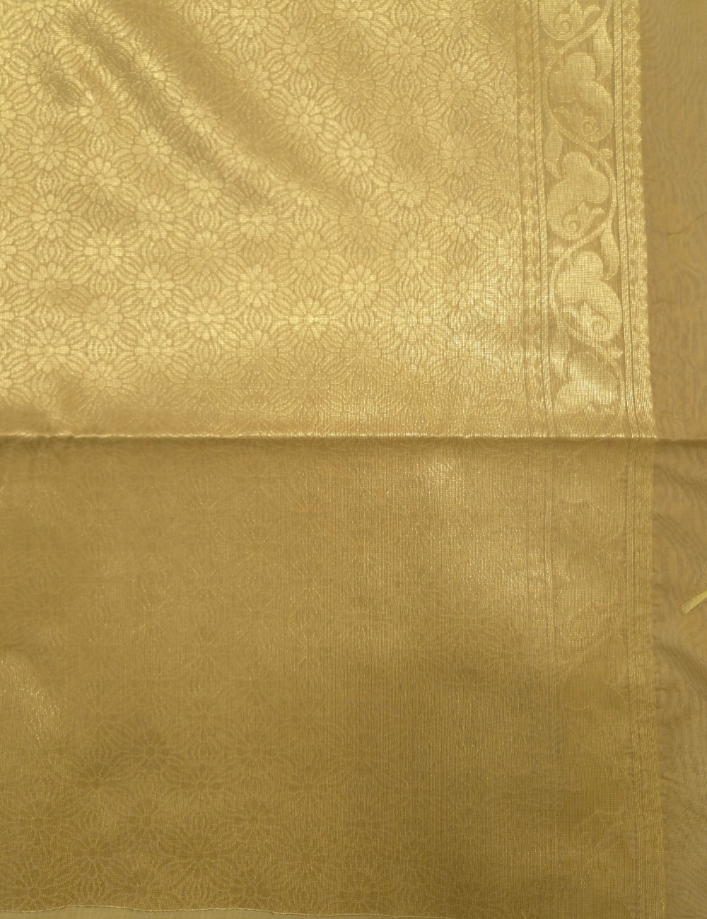 Premium Kota Silk Cotton Saree – Burgundy | Beige Rich Gold Zari Woven Border