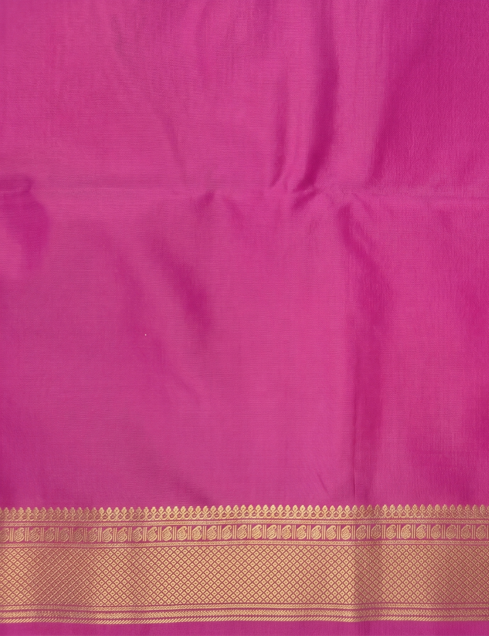 Premium Kanchi Semi Soft Silk Saree - Bubblegum Pink with Rich Gold Zari woven
